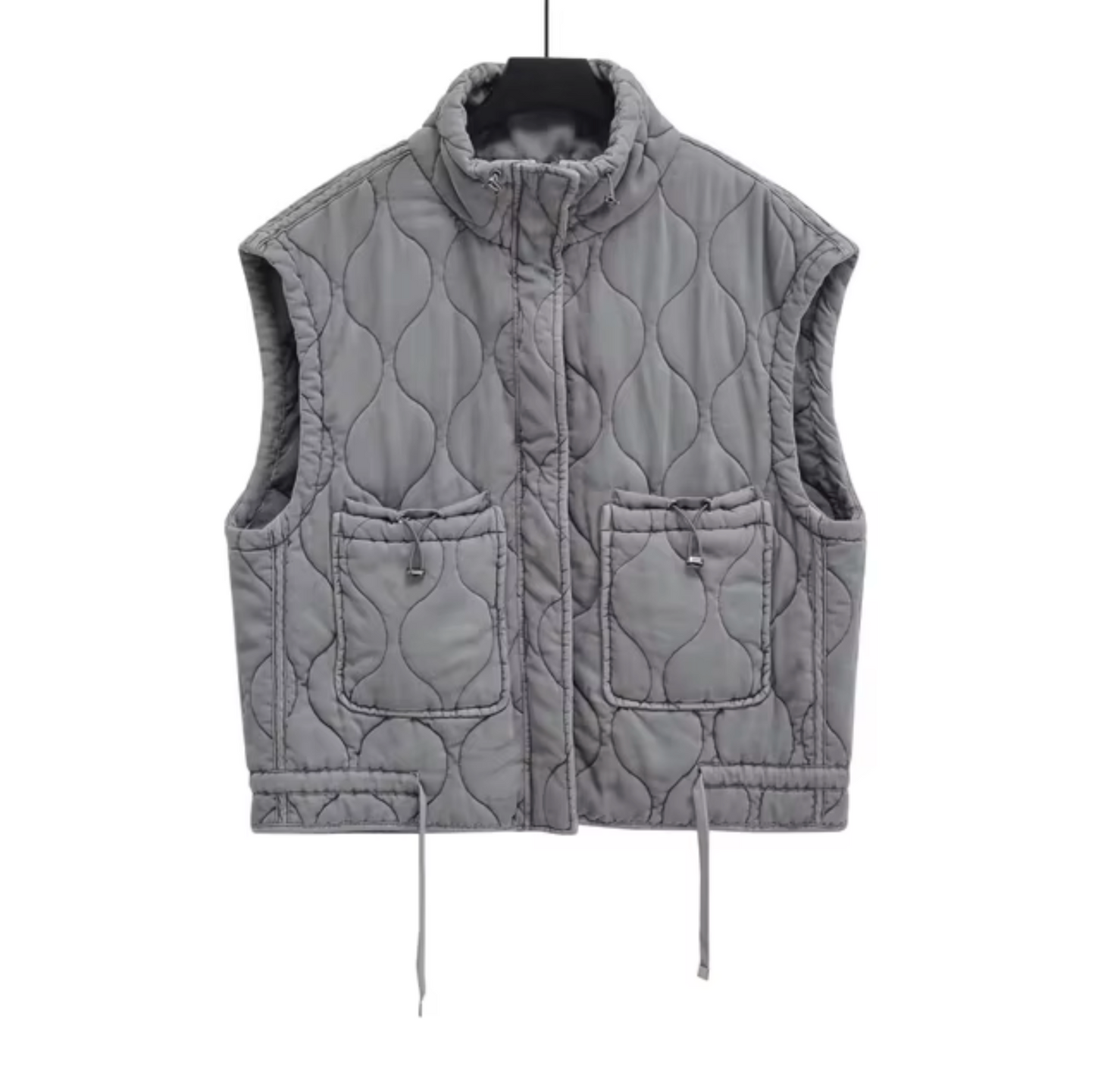 Van Wijnen Mode | Gewatteerde Mouwloze Katoenen Bodywarmer voor Dames