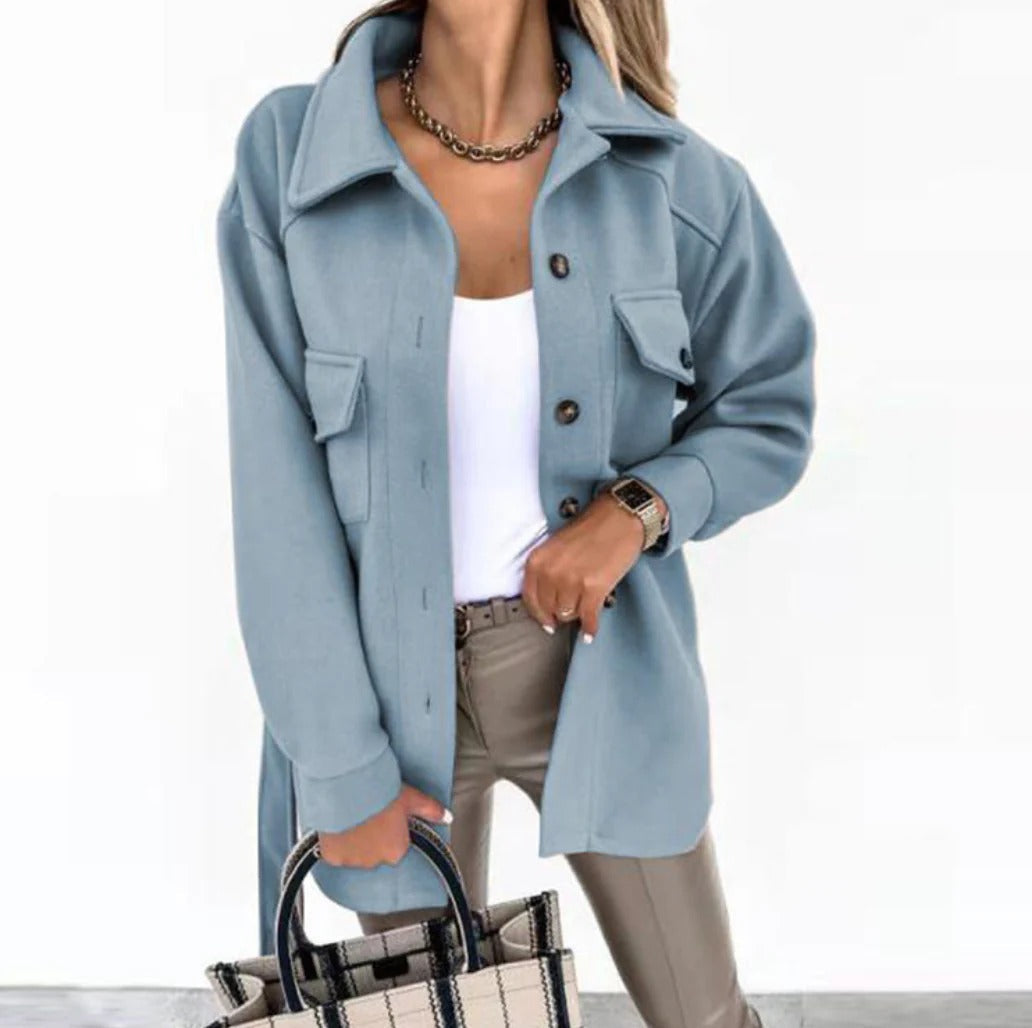Van Wijnen Mode | Dames stijlvolle zomerjas - Oversized, licht en comfortabel