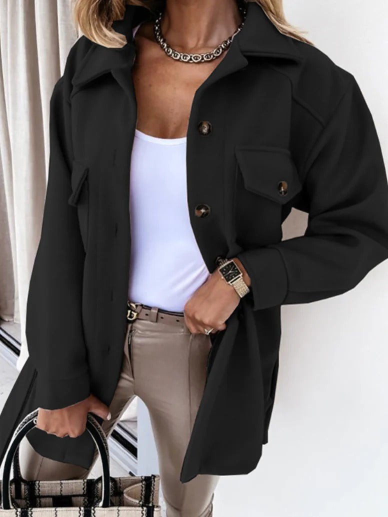 Van Wijnen Mode | Dames stijlvolle zomerjas - Oversized, licht en comfortabel