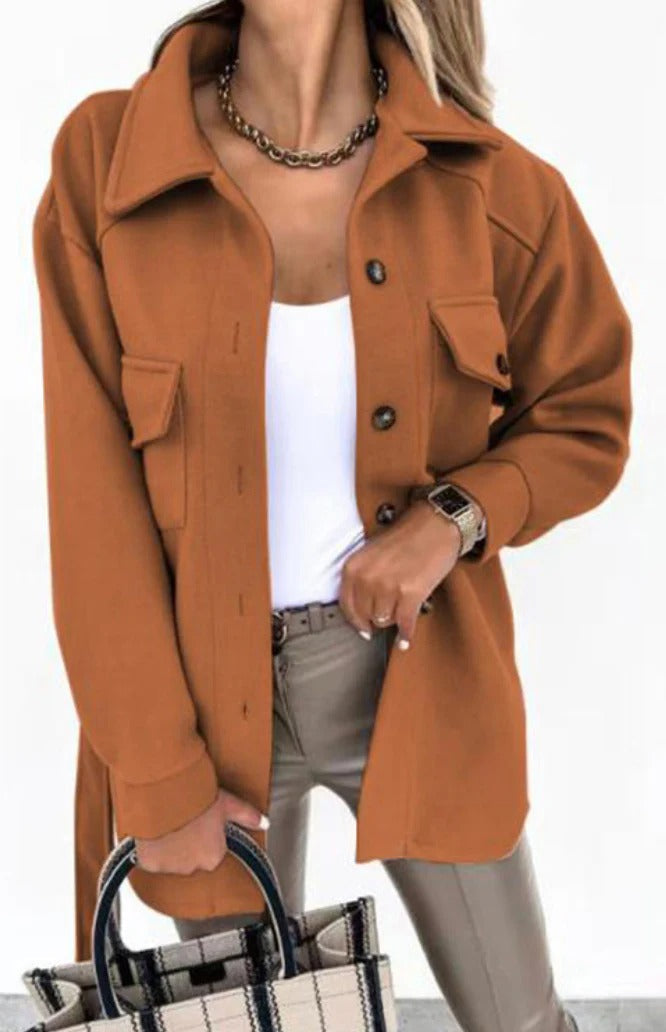 Van Wijnen Mode | Dames stijlvolle zomerjas - Oversized, licht en comfortabel