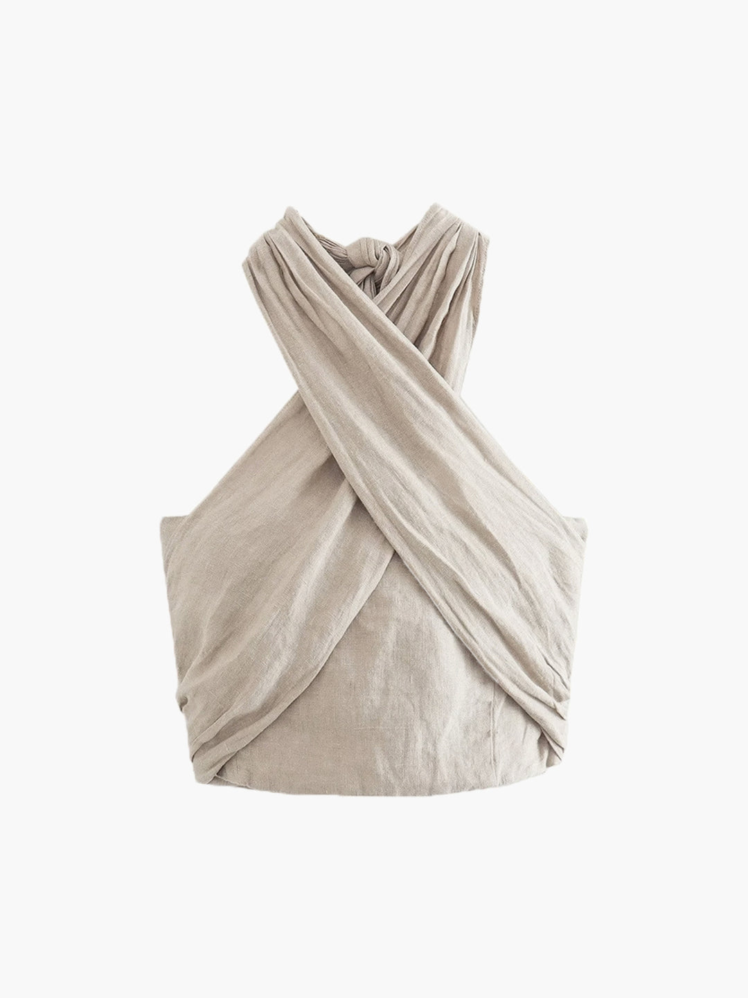 Van Wijnen Mode | Trendy Kruislingse Crop Top