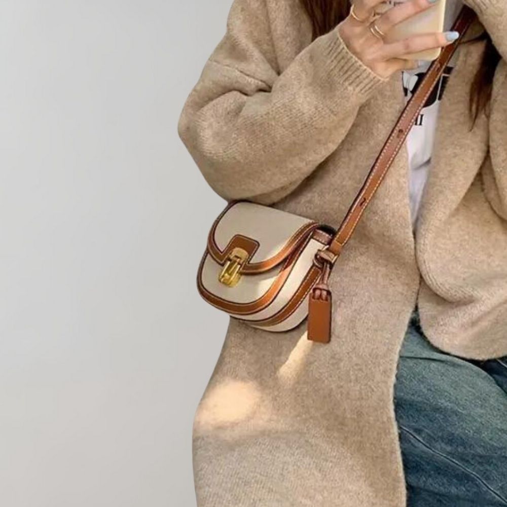 Van Wijnen Mode | Crossbody Tas met Klep voor Dames