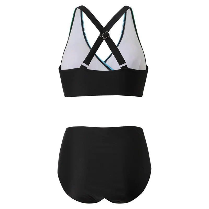 Van Wijnen Mode | Push-up halterbikini met hoge taille voor dames