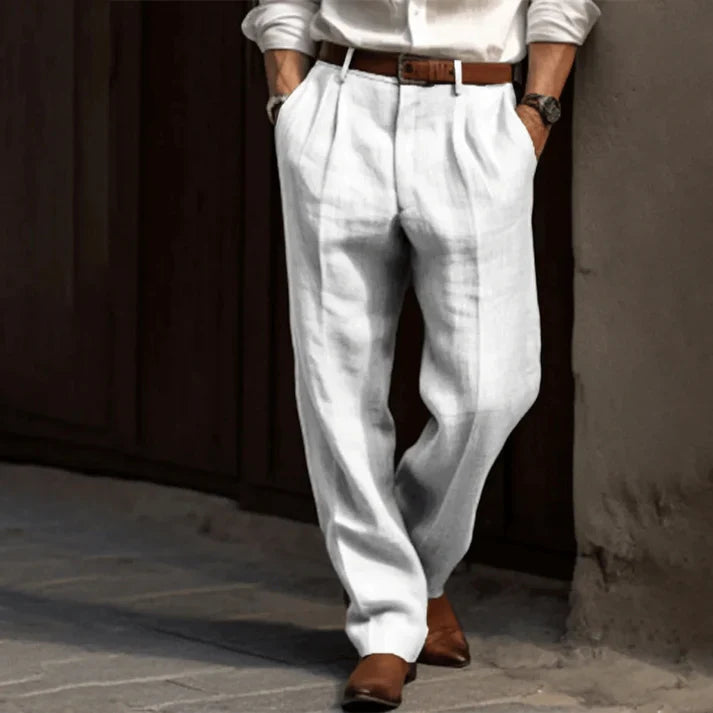 Van Wijnen Mode | Heren Vintage Oversized Pantalon voor Heren