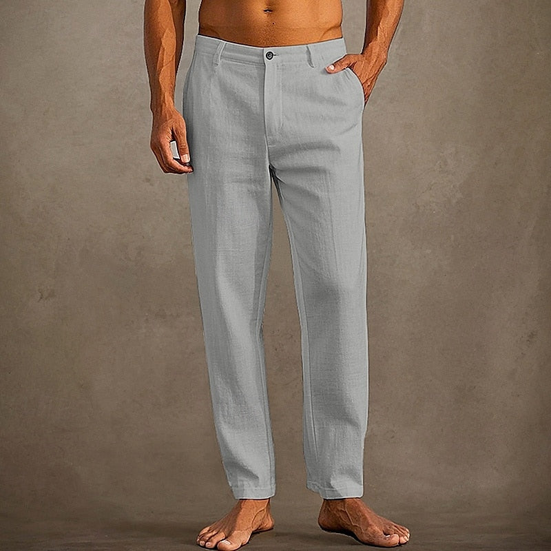 Van Wijnen Mode | Stijlvolle Linnen Pantalon voor Heren