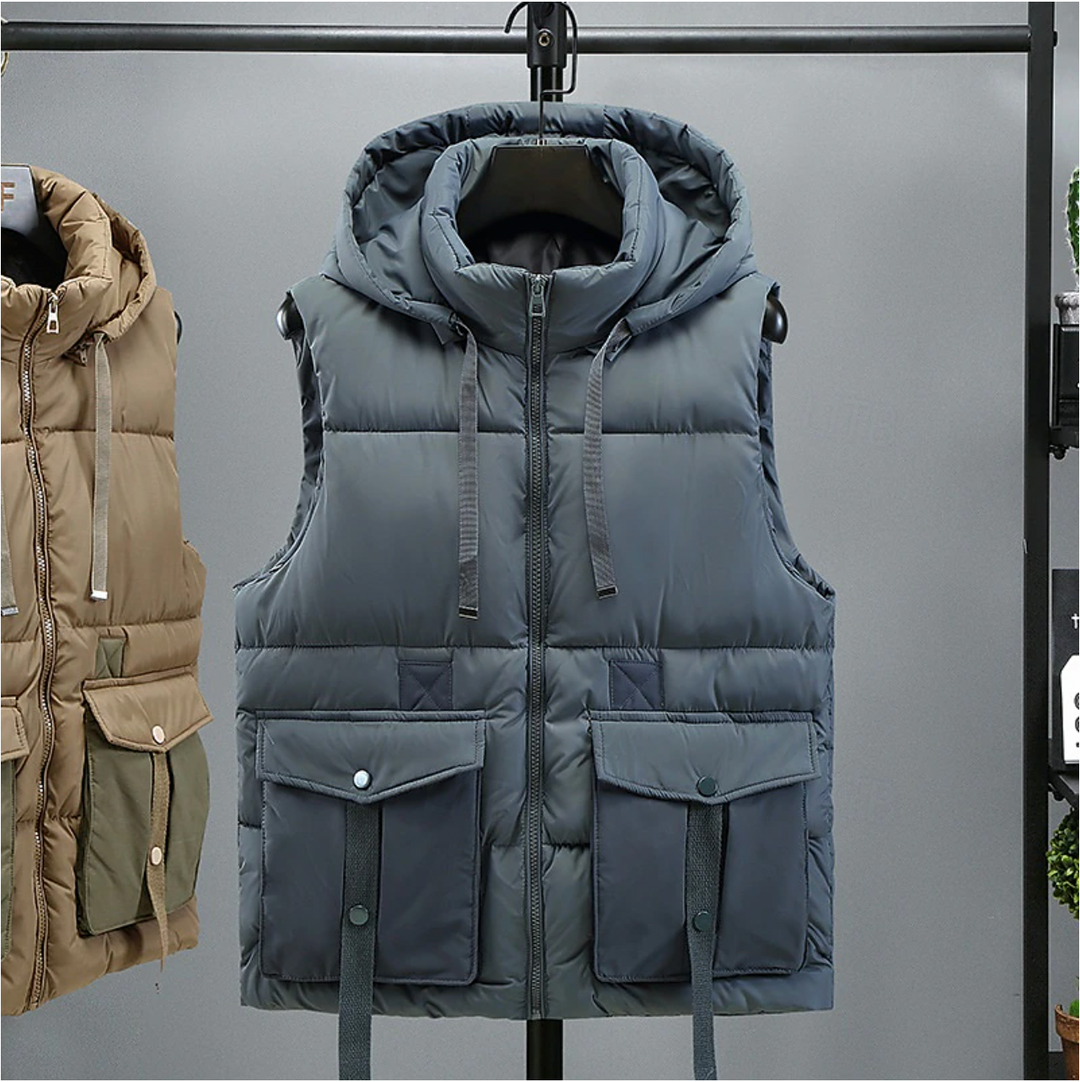 Van Wijnen Mode | Stijlvol Gewatteerde Bodywarmer voor Heren