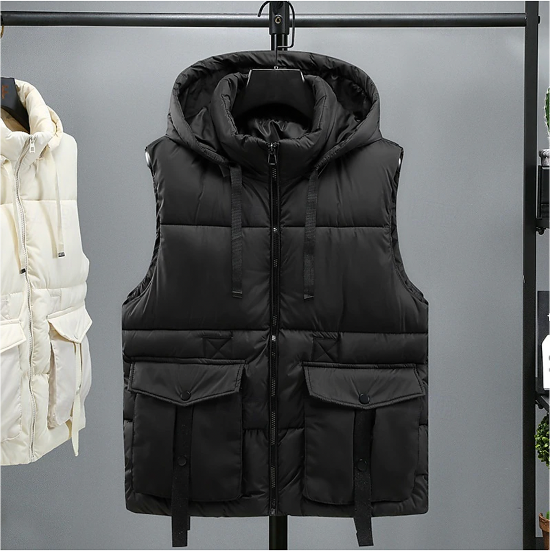 Van Wijnen Mode | Stijlvol Gewatteerde Bodywarmer voor Heren