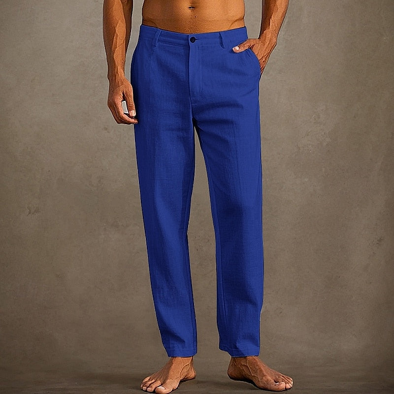Van Wijnen Mode | Stijlvolle Linnen Pantalon voor Heren