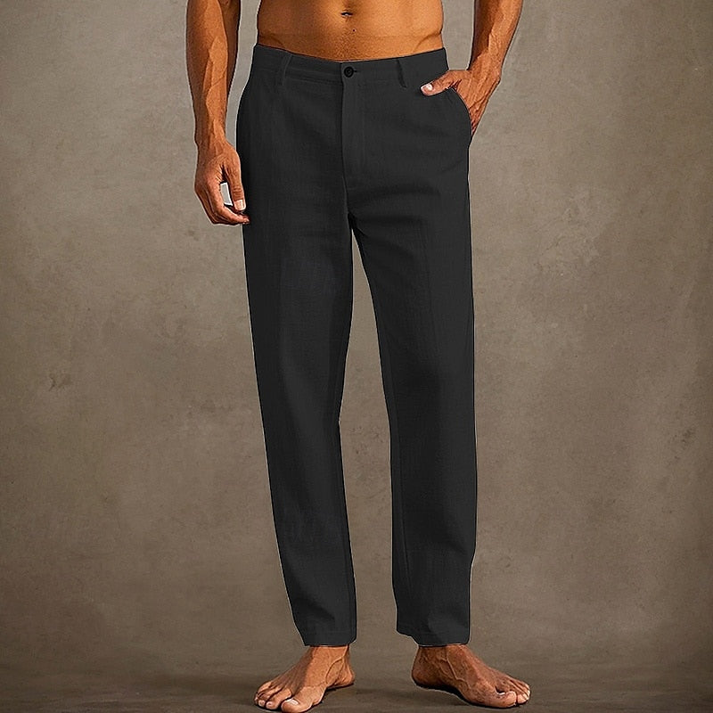 Van Wijnen Mode | Stijlvolle Linnen Pantalon voor Heren