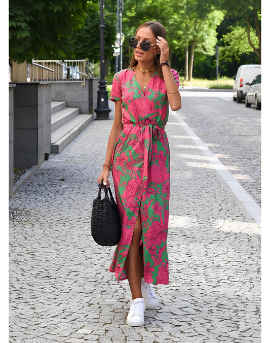 Van Wijnen Mode | Bloemenprint Jurk