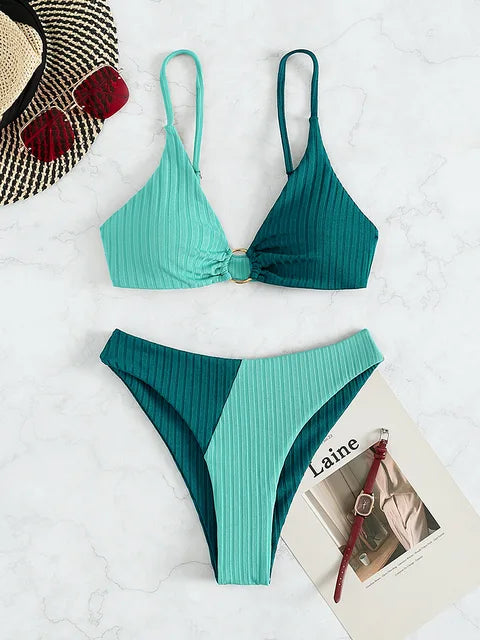 Van Wijnen Mode | Bikiniset voor dames met push-up top en hoge taille