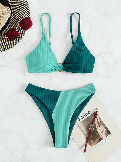 Van Wijnen Mode | Bikiniset voor dames met push-up top en hoge taille