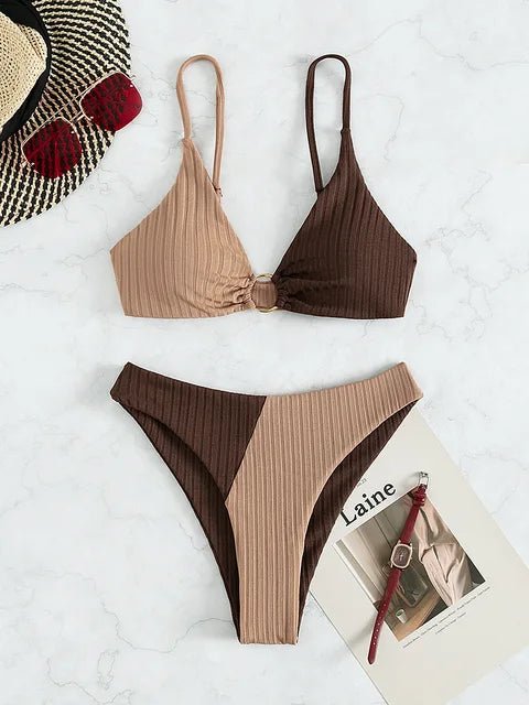Van Wijnen Mode | Bikiniset voor dames met push-up top en hoge taille