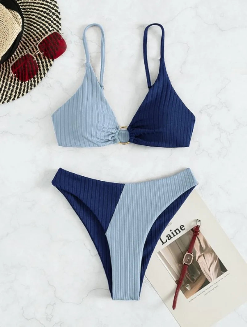 Van Wijnen Mode | Bikiniset voor dames met push-up top en hoge taille