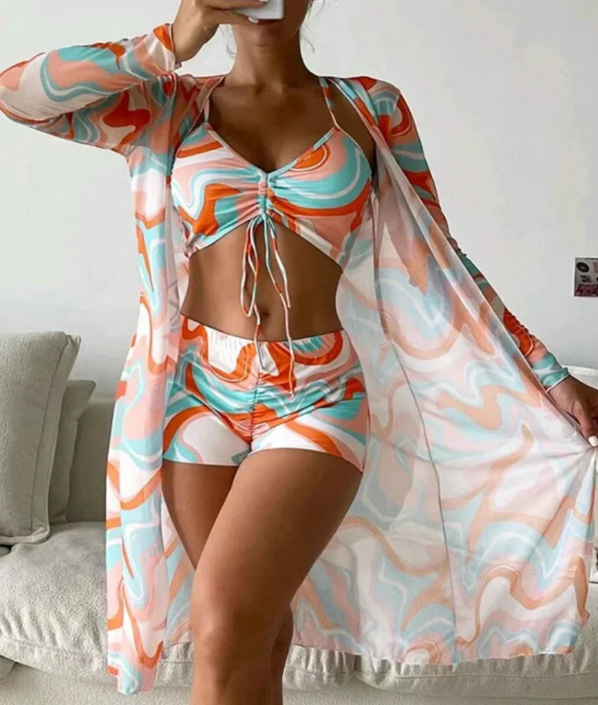 Van Wijnen Mode | Tweedelige bikini met demi-top en bijpassend broekje