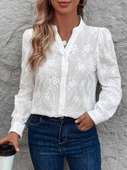 Van Wijnen Mode | Kanten Blouse Lange Mouwen