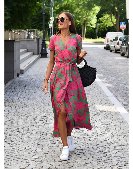 Van Wijnen Mode | Bloemenprint Jurk