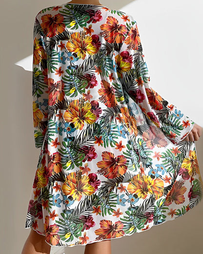Van Wijnen Mode | Dames bikini-set kleurrijk bloemenpatroon