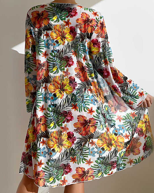 Van Wijnen Mode | Dames bikini-set kleurrijk bloemenpatroon
