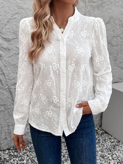 Van Wijnen Mode | Kanten Blouse Lange Mouwen