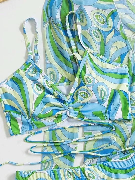 Van Wijnen Mode | Tweedelige bikini met demi-top en bijpassend broekje