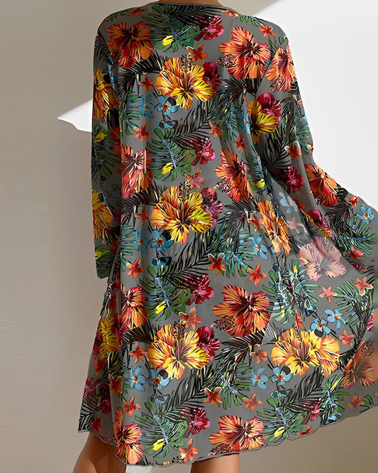 Van Wijnen Mode | Dames bikini-set kleurrijk bloemenpatroon