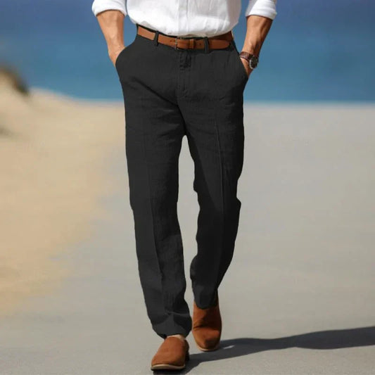 Van Wijnen Mode | Linnen Pantalon voor Heren