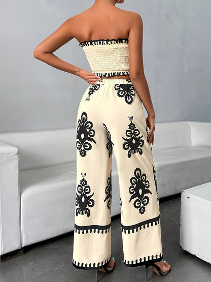 Van Wijnen Mode| Luchtige Dames Zomerset met Print