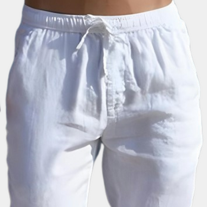 Van Wijnen Mode | Casual Linnen Broek voor Heren