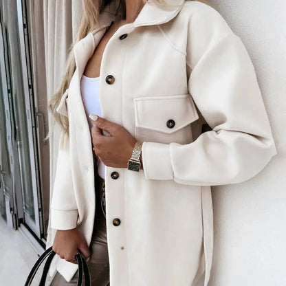 Van Wijnen Mode | Dames stijlvolle zomerjas - Oversized, licht en comfortabel