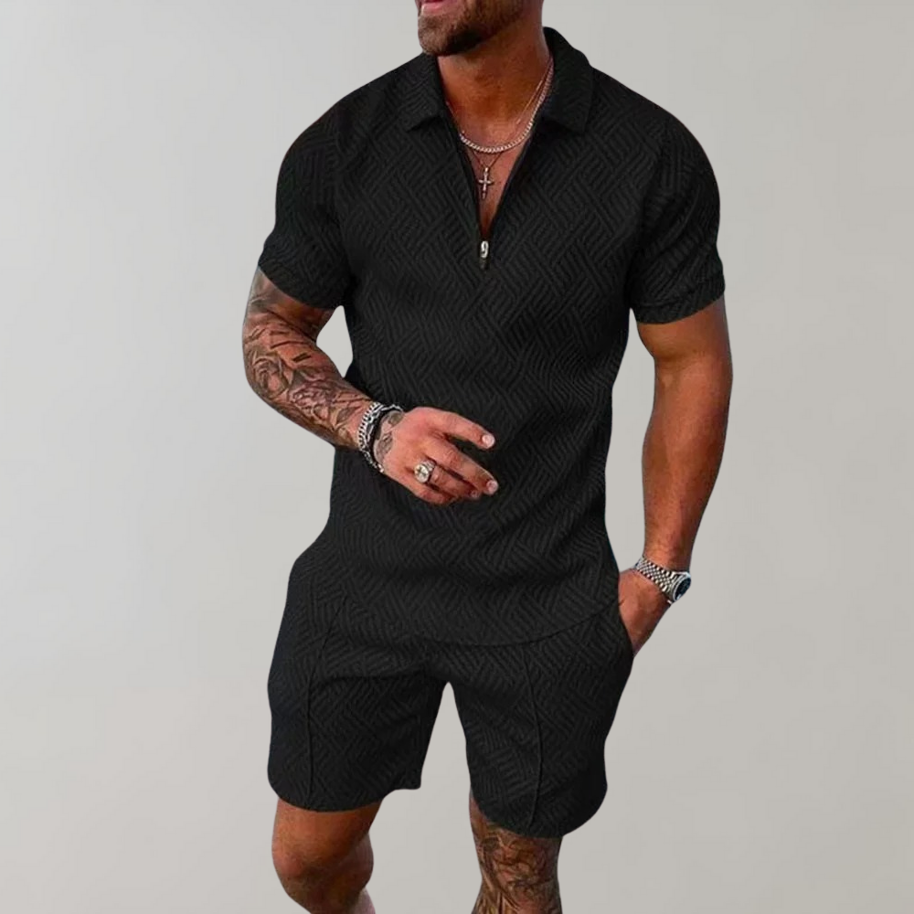 Van Wijnen Mode | Casual Zomerset voor Heren