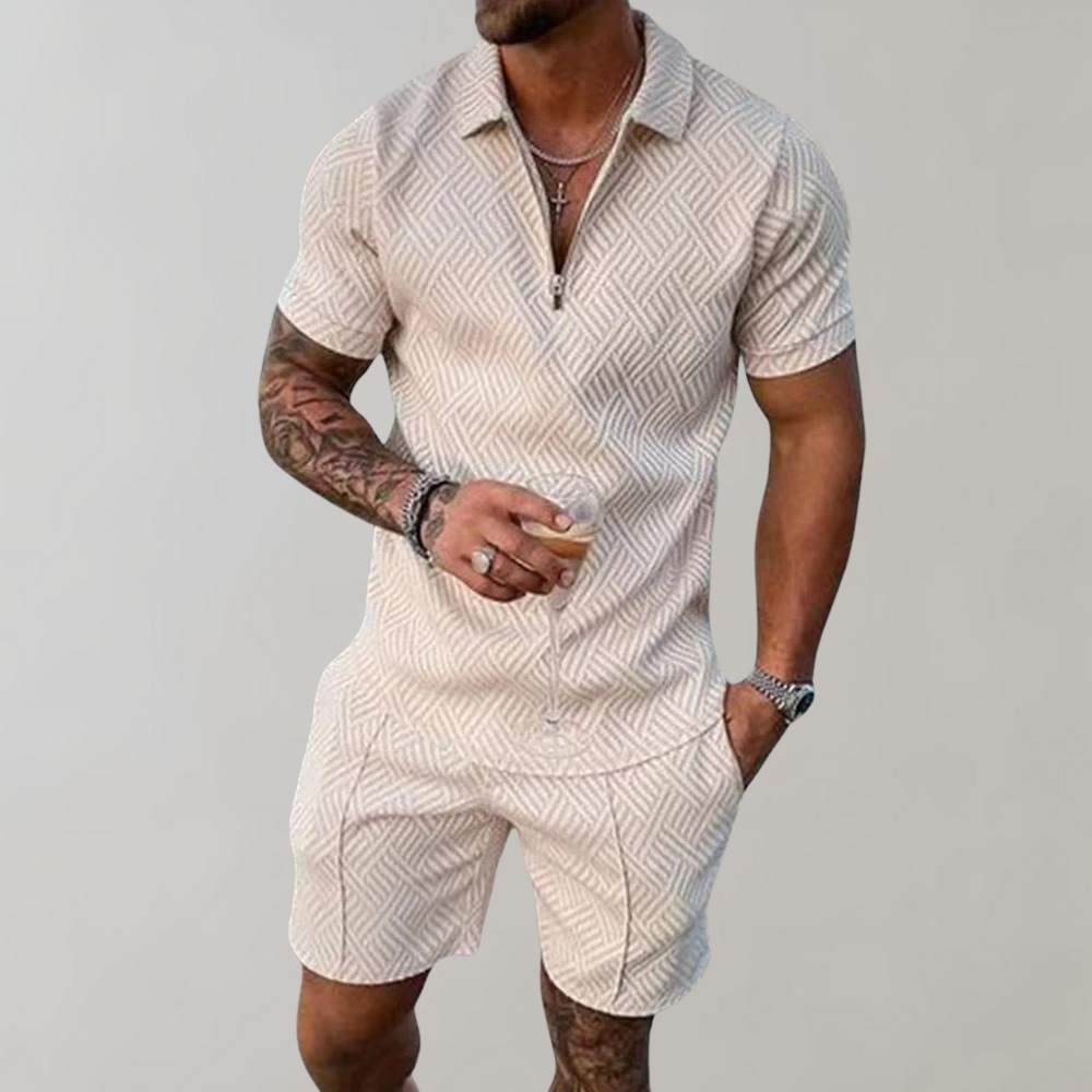 Van Wijnen Mode | Casual Zomerset voor Heren