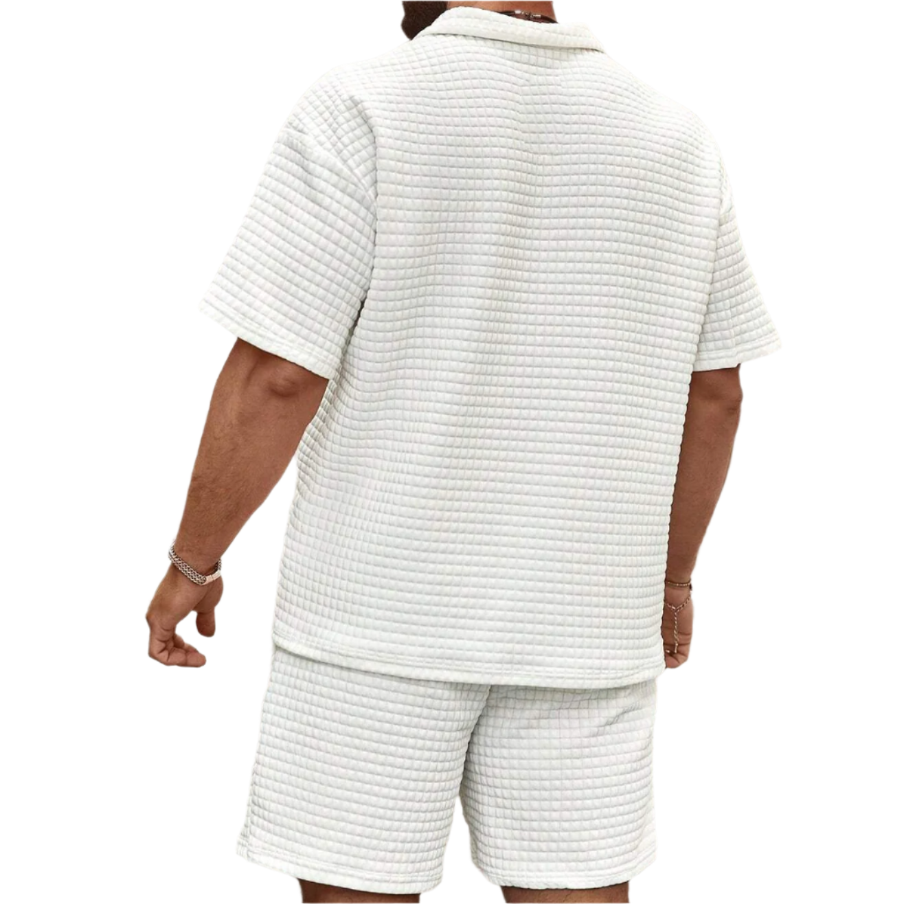 Van Wijnen Mode | Zomerse Set met Polo en Korte Broek voor Heren