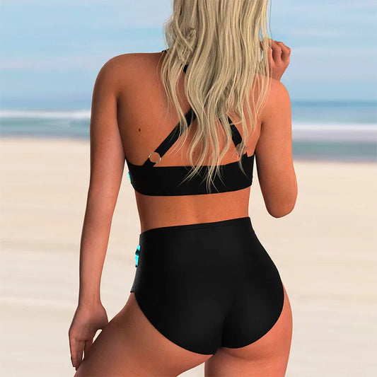 Van Wijnen Mode | Push-up halterbikini met hoge taille voor dames