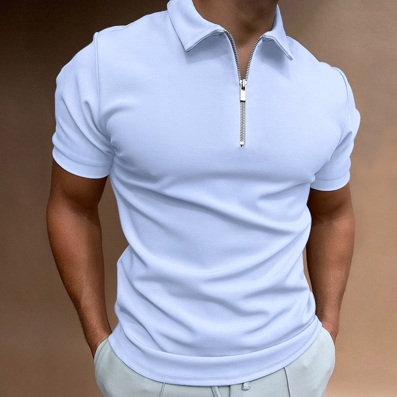 Van Wijnen Mode | Heren Polo Shirt met Rits