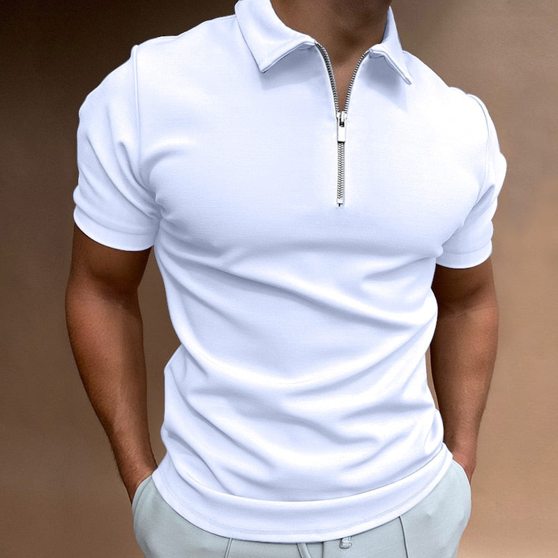 Van Wijnen Mode | Heren Polo Shirt met Rits