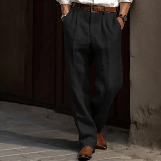 Van Wijnen Mode | Heren Vintage Oversized Pantalon voor Heren