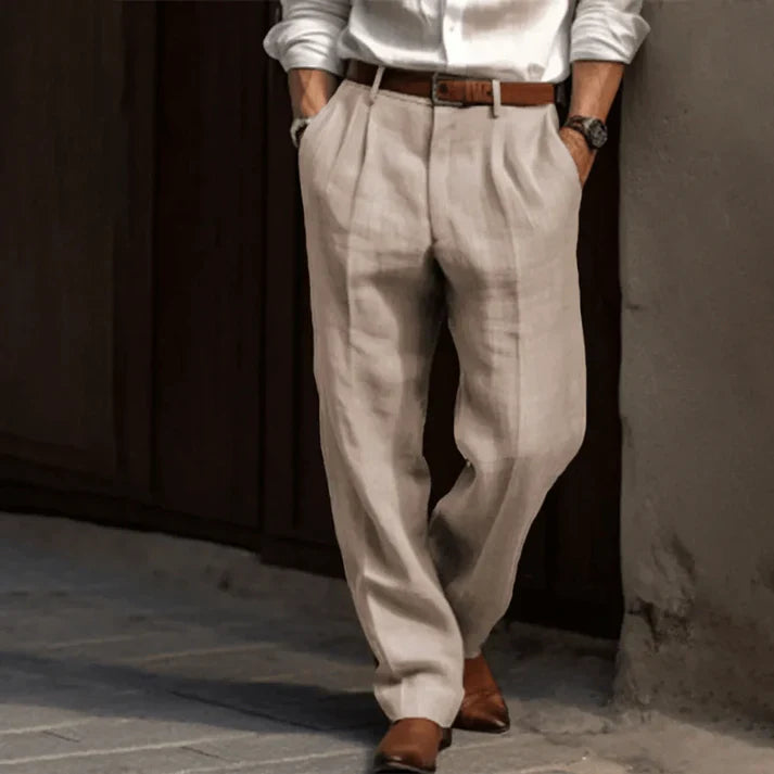 Van Wijnen Mode | Heren Vintage Oversized Pantalon voor Heren