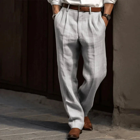 Van Wijnen Mode | Heren Vintage Oversized Pantalon voor Heren
