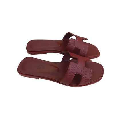 Van Wijnen Mode | Platte H-band Sandalen Voor Dames