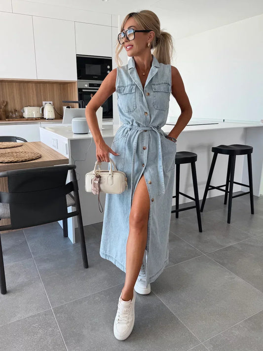 Van Wijnen Mode | Denim Jurk