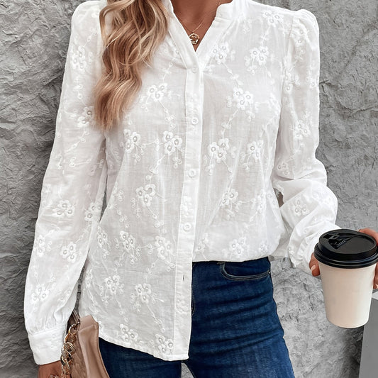 Van Wijnen Mode | Kanten Blouse Lange Mouwen
