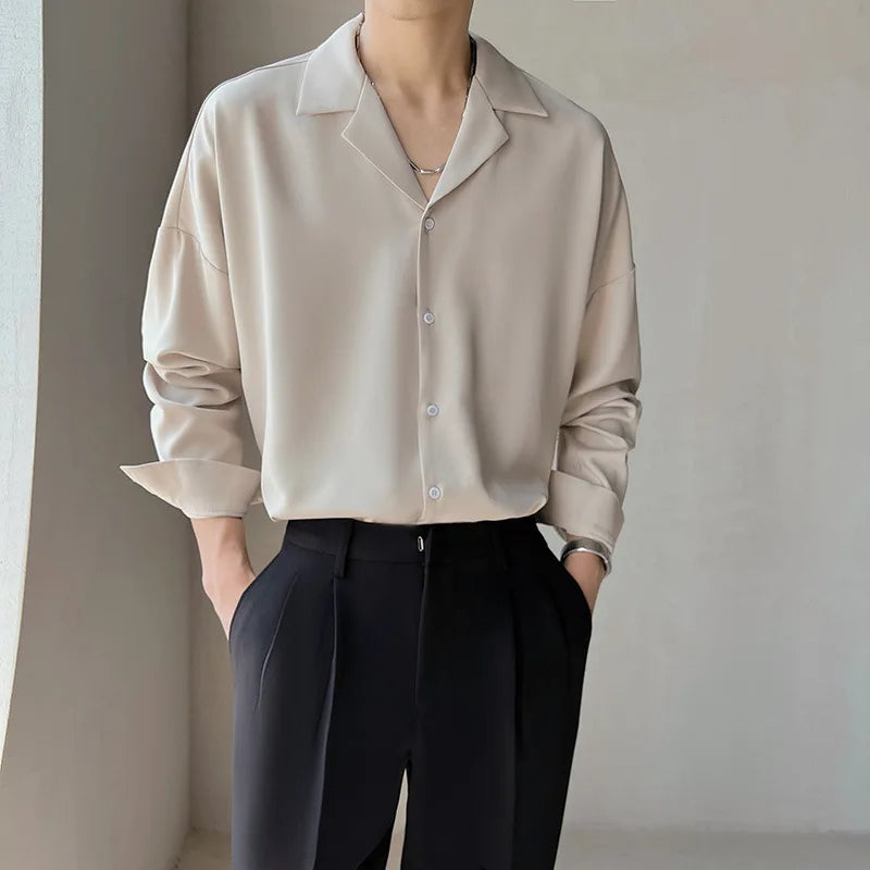 Van Wijnen Mode | Elegant Oversized Overhemd voor Mannen