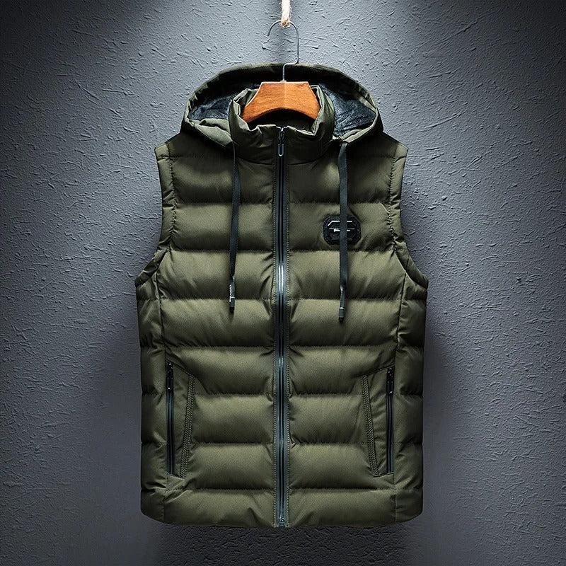 Van Wijnen Mode |  Gewatteerd Bodywarmer voor Heren