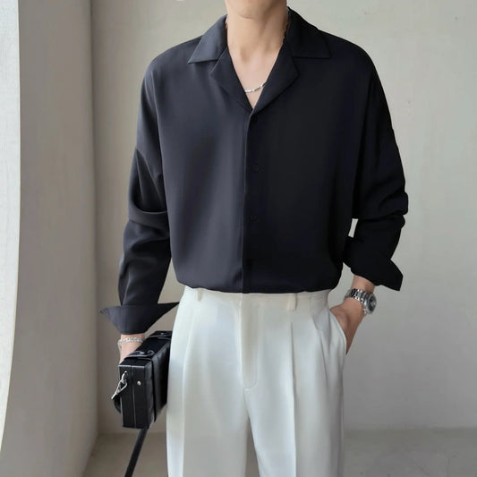 Van Wijnen Mode | Elegant Oversized Overhemd voor Mannen