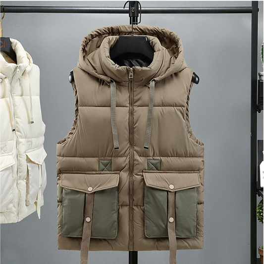 Van Wijnen Mode | Stijlvol Gewatteerde Bodywarmer voor Heren