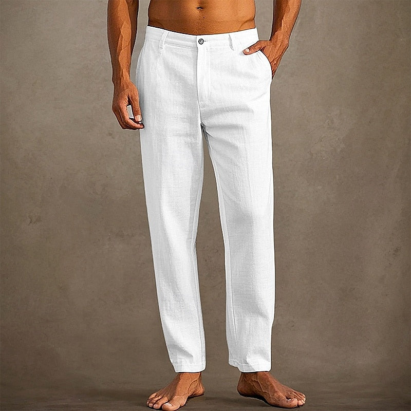 Van Wijnen Mode | Stijlvolle Linnen Pantalon voor Heren