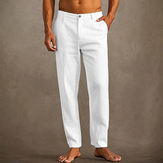 Van Wijnen Mode | Stijlvolle Linnen Pantalon voor Heren