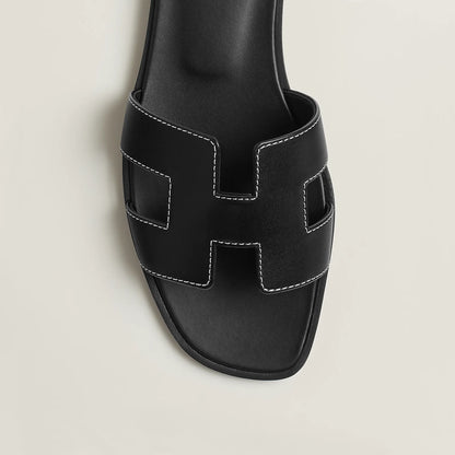 Van Wijnen Mode | Platte H-band Sandalen Voor Dames
