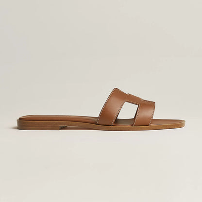 Van Wijnen Mode | Platte H-band Sandalen Voor Dames